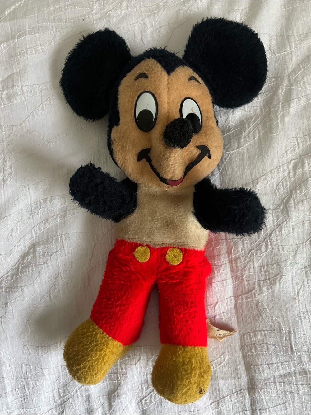 VTG 1960s Mickey Mouse Plush California Stuffed Toys Walt Disney Productions 15”